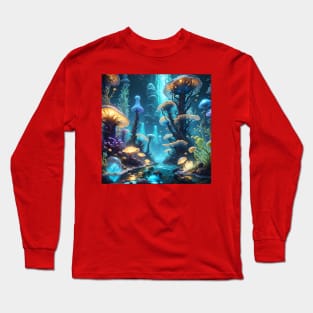 Amoebas landscape Long Sleeve T-Shirt